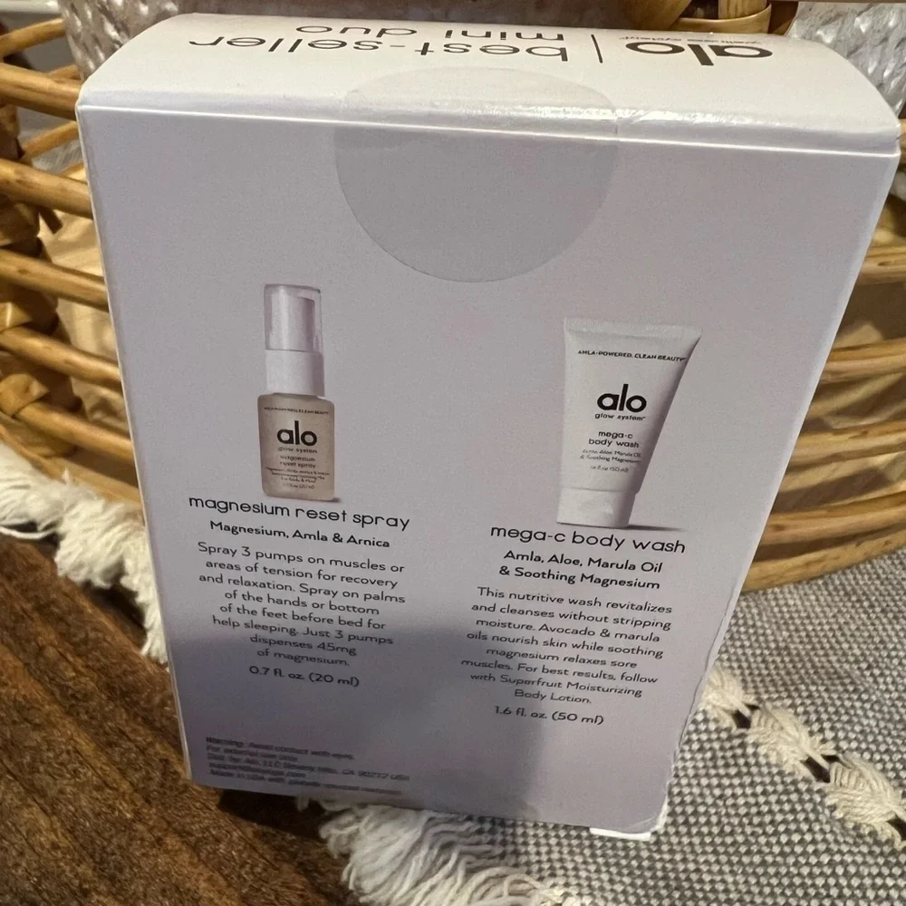 ALO Yoga Best-Seller Mini Duo - Glow System, NIB, unopened.